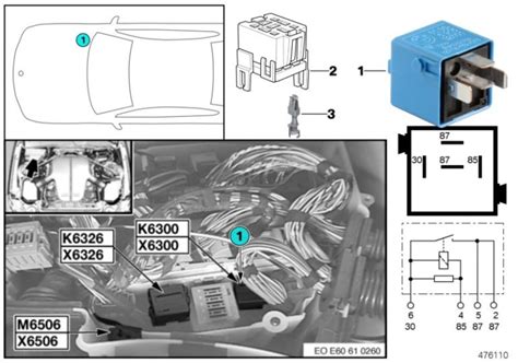 BMW e60 relay box diagram